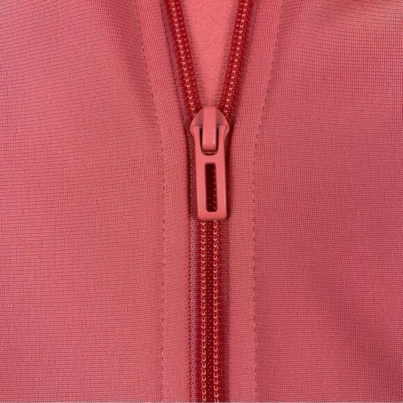 Adidas Essentials 3-Stripe Track Jacket Hazy Rose Pink Small - Picture 5 of 6